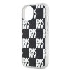 DKNY DKHCP15SHDLCEK iPhone 15 / 14 / 136.1 czarny/black hardcase IML Checkered Mono Pattern